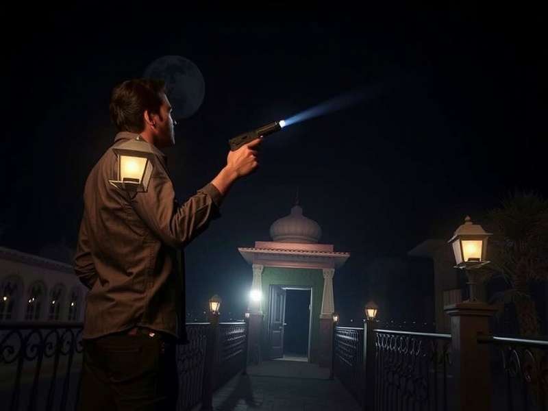 Arjun Mehra investigating Bhool Bhulaiya Haveli